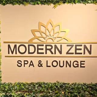 Modern Zen Spa & Lounge signage